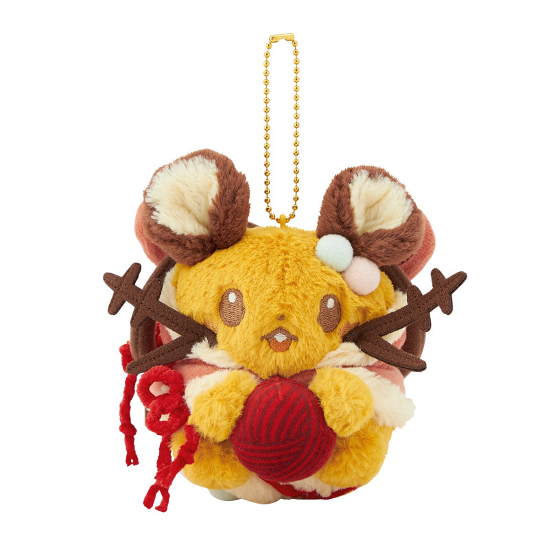 Officiële Pokemon center knuffel Dedenne Heartwarming Christmas 11cm